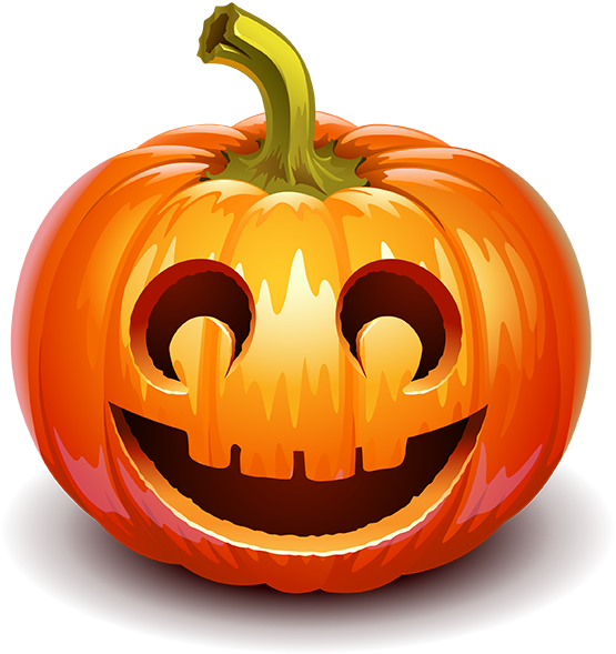 Transparent Pumpkin Jacko Lantern Halloween Food Calabaza for Halloween