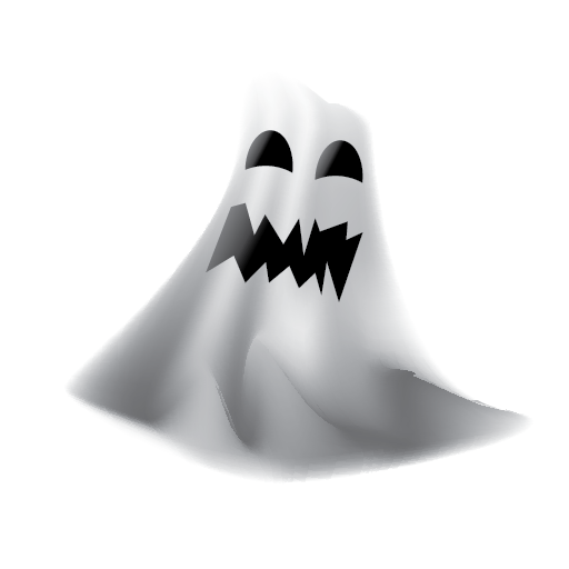 Transparent Halloween Ghost Application Software Beak Wing for Halloween