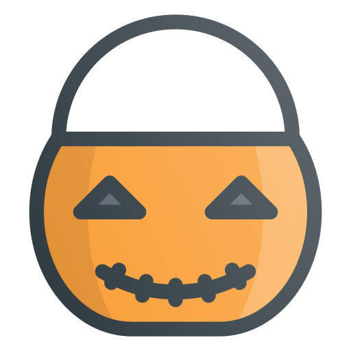 Transparent Halloween Smiley Yellow for Halloween