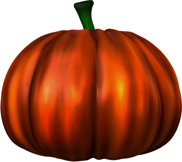Transparent Watercolor Thanksgiving Pumpkin for Thanksgiving