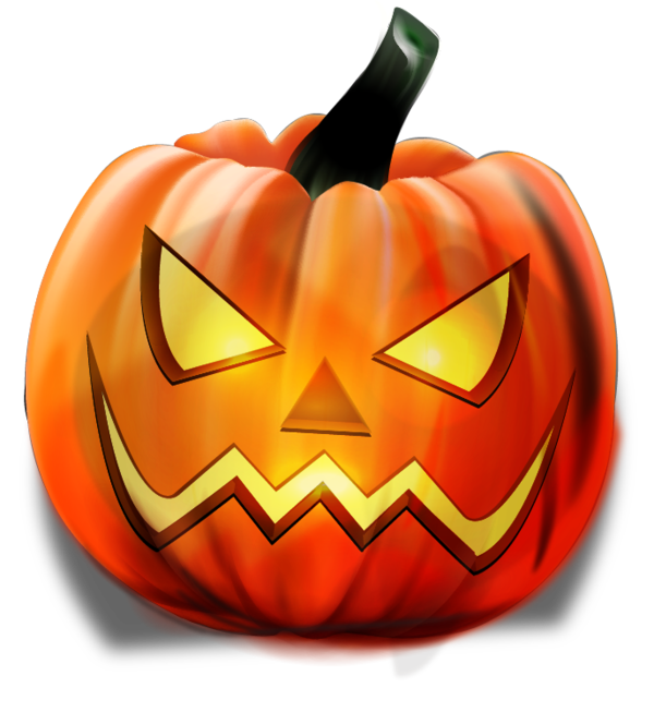 Transparent Halloween Pumpkins Jacko'lantern Pumpkin Calabaza for Halloween