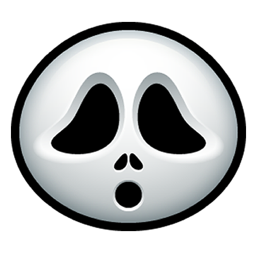 Transparent Ghostface Youtube Ghost Face Nose for Halloween