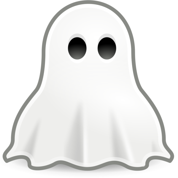 Transparent Ghost Company Halloween Neck Nose for Halloween