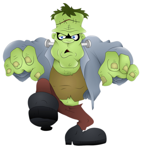Transparent Monster Frankenstein Halloween Cartoon Plant for Halloween