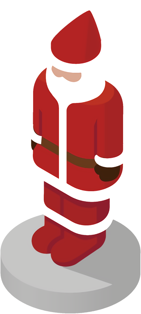 Transparent christmas Santa claus for santa for Christmas