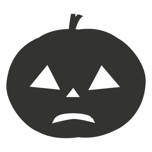 Transparent Face Halloween Pumpkin Head Silhouette for Halloween