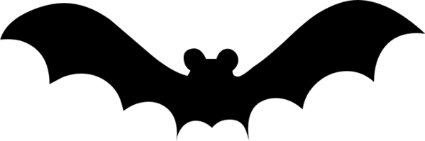 Transparent Bat Vampire Bat Halloween Silhouette for Halloween