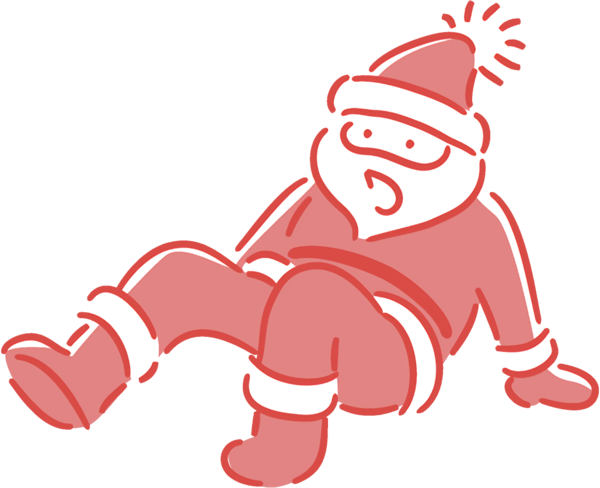 Transparent christmas Santa claus Red Cartoon for santa for Christmas