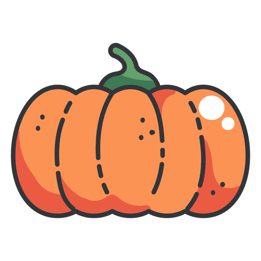 Transparent Pumpkin Calabaza Vegetable Food Fruit for Halloween