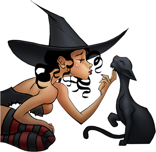 Transparent Witch Halloween Happiness Cartoon Headgear for Halloween