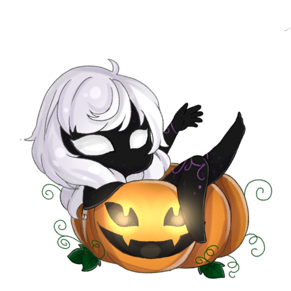 Transparent Pumpkin Halloween Cartoon for Halloween