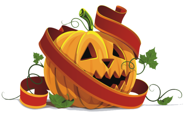 Transparent Halloween Jackolantern Holiday Trickortreat Calabaza for Halloween