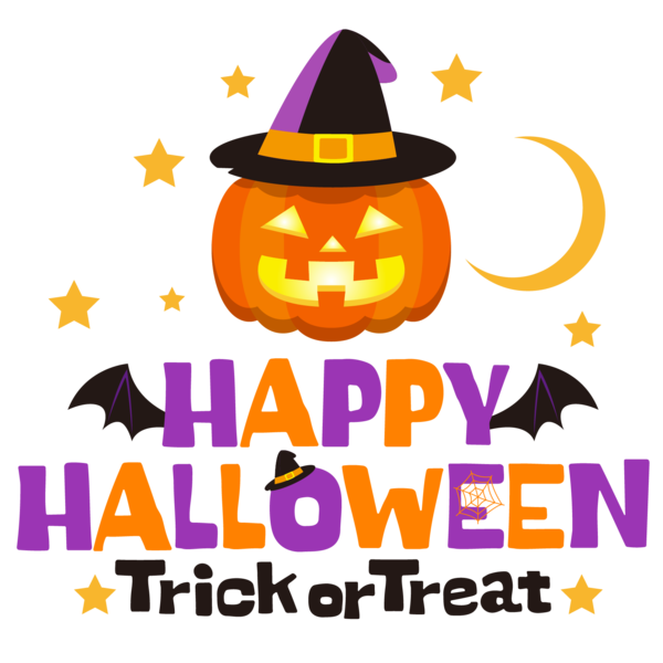 Transparent Halloween Pumpkin 2018 Trickortreat Witch Hat for Halloween