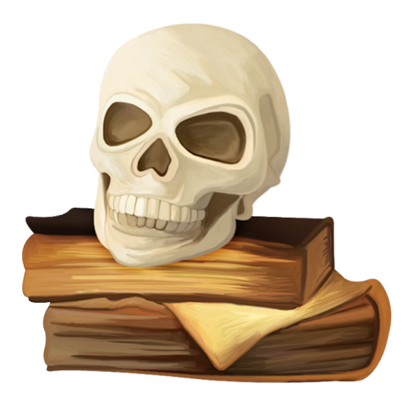 Transparent Skull Death Skeleton Head Bone for Halloween
