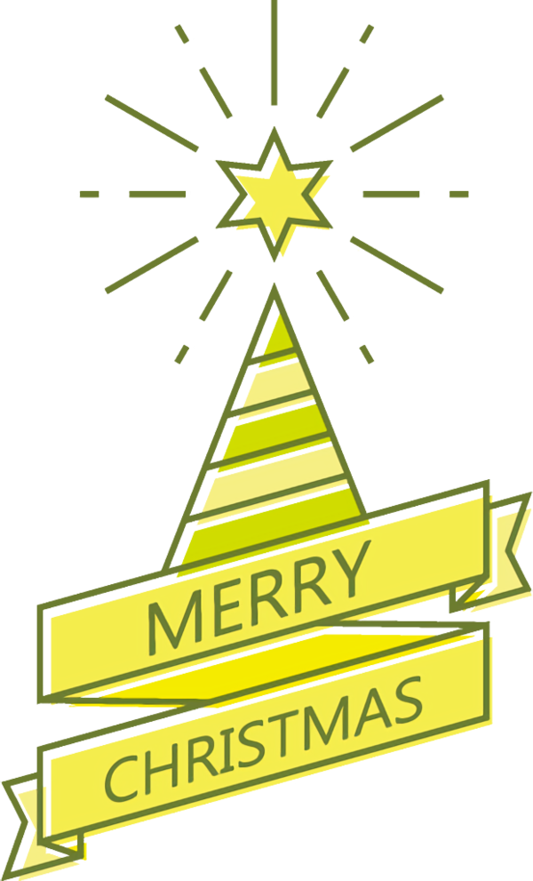 Transparent christmas Green Text Line for christmas ornament for Christmas