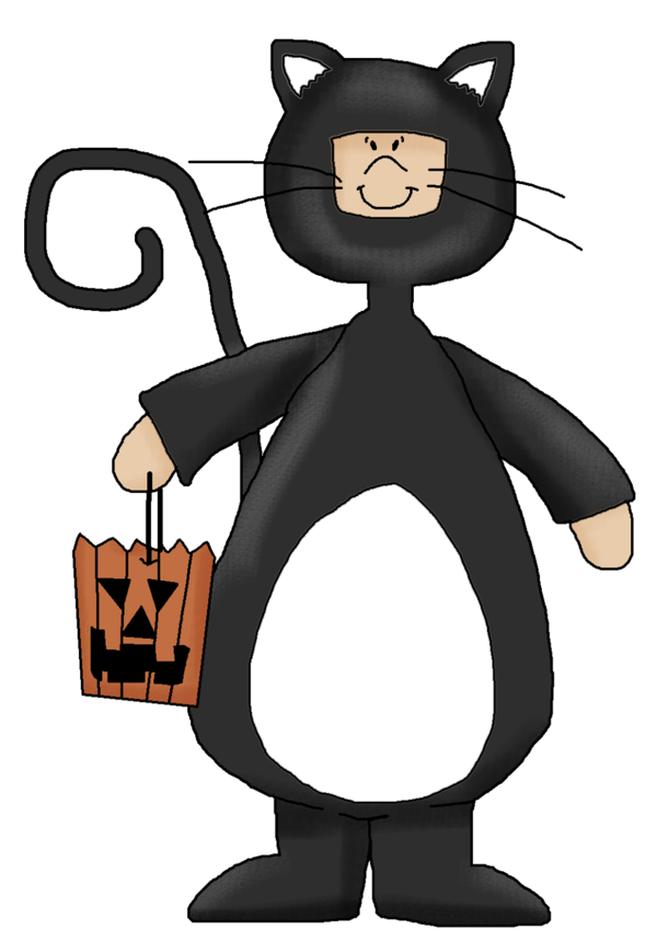 Transparent Cat Costume Halloween Cartoon for Halloween