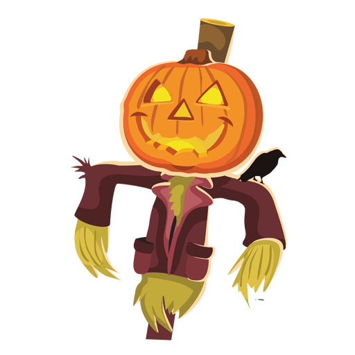 Transparent Scarecrow Geometric Shape Document Calabaza Halloween for Halloween