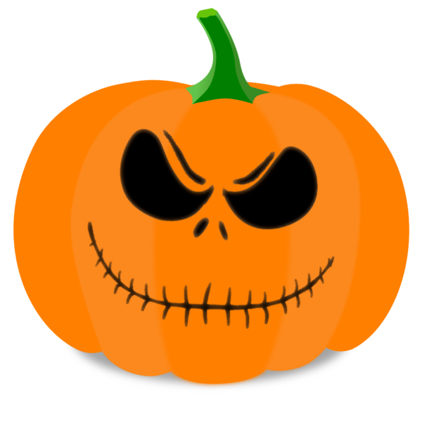 Transparent Jack O Lantern for Halloween