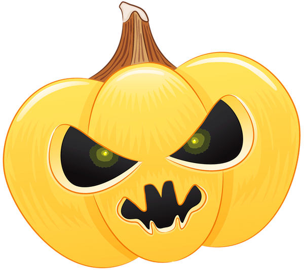 Transparent Jacko Lantern Pumpkin Halloween Winter Squash Food for Halloween