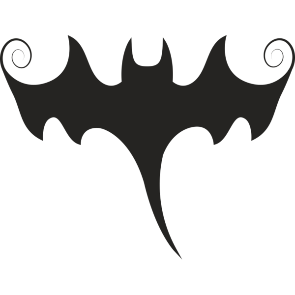 Transparent Halloween Drawing Jacko Lantern Bat Silhouette for Halloween