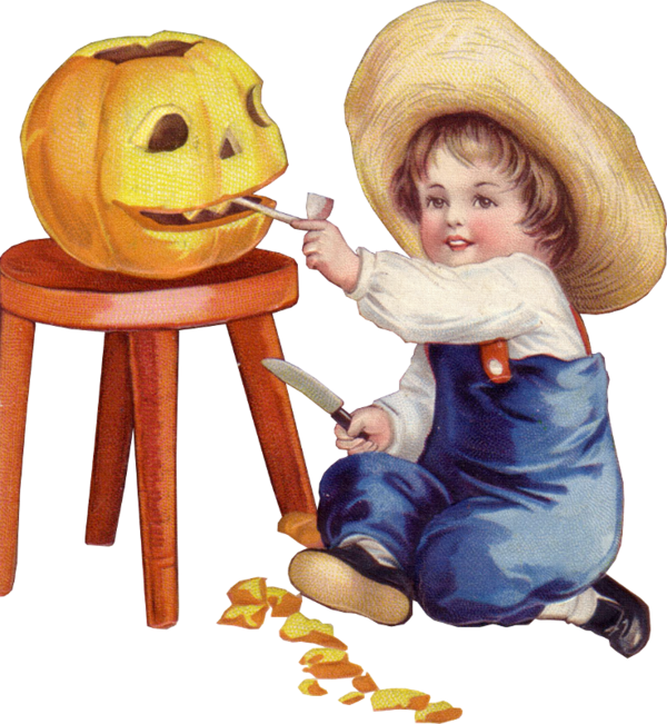 Transparent Pumpkin Cucurbita Toddler for Halloween