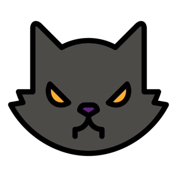 Transparent Cat Black Cat Halloween Black for Halloween