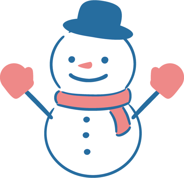 Transparent christmas Snowman for snowman for Christmas