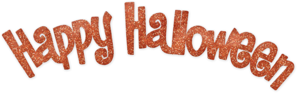 Transparent Halloween Costume Holiday Text Logo for Halloween