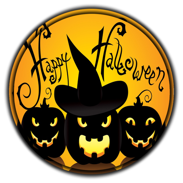 Transparent Halloween Trickortreating 31 October Yellow for Halloween