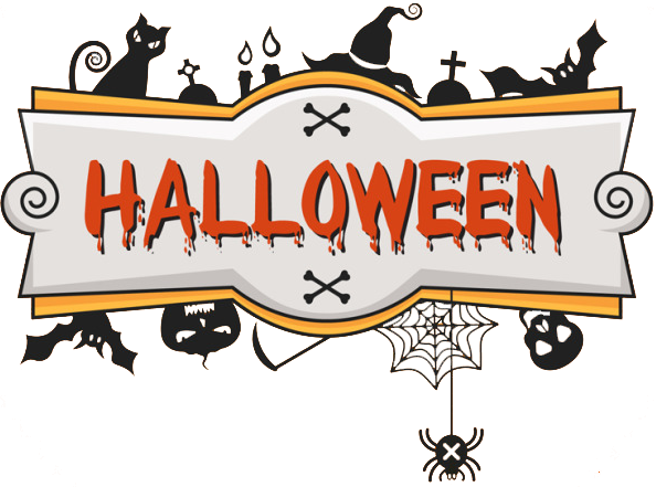 Transparent Halloween Banner Halloween Costume Recreation Text for Halloween