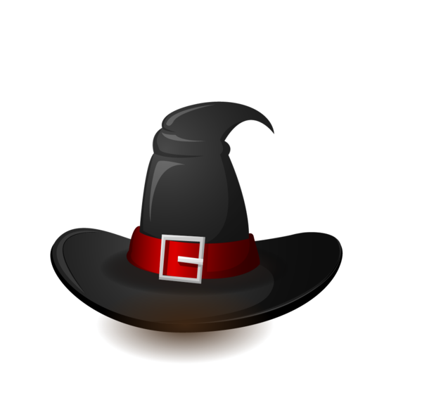 Transparent Halloween Witch Hat Headgear for Halloween