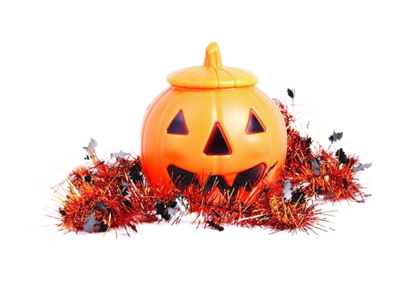 Transparent Halloween Pumpkin Jackolantern Orange for Halloween
