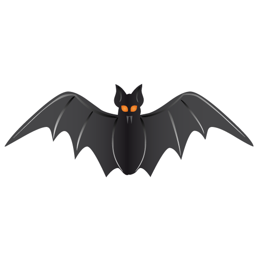 Transparent Bat Halloween Halloween Card Wing for Halloween