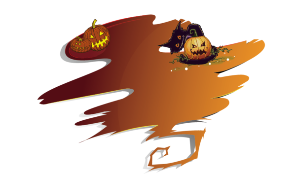 Transparent Halloween Pumpkin Scarecrow Orange Wing for Halloween