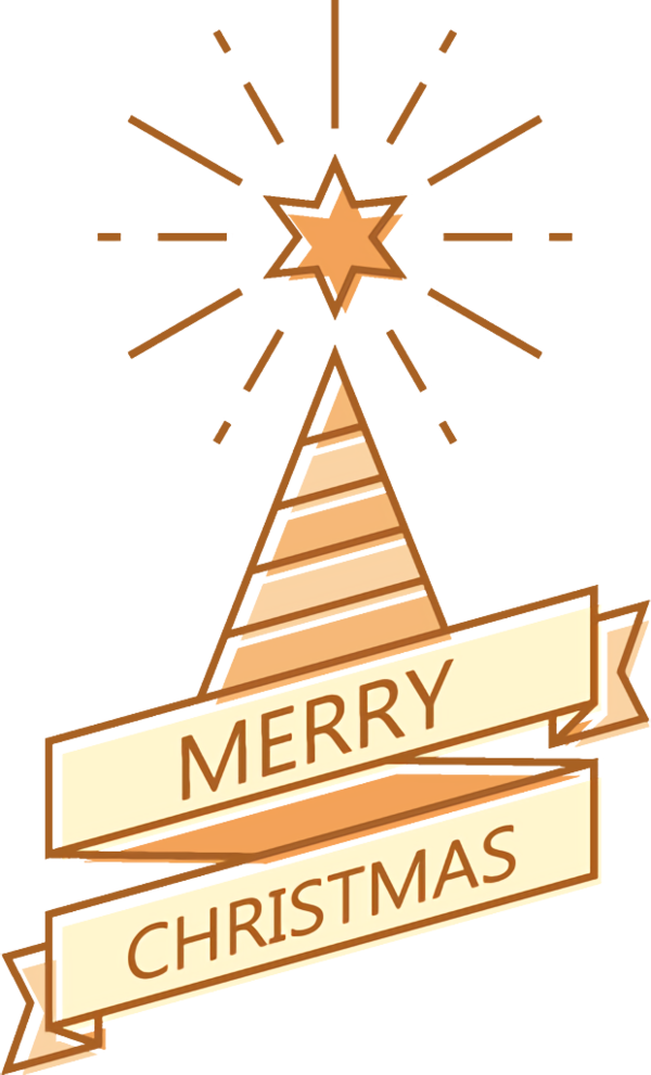 Transparent christmas Text Logo Line for christmas ornament for Christmas