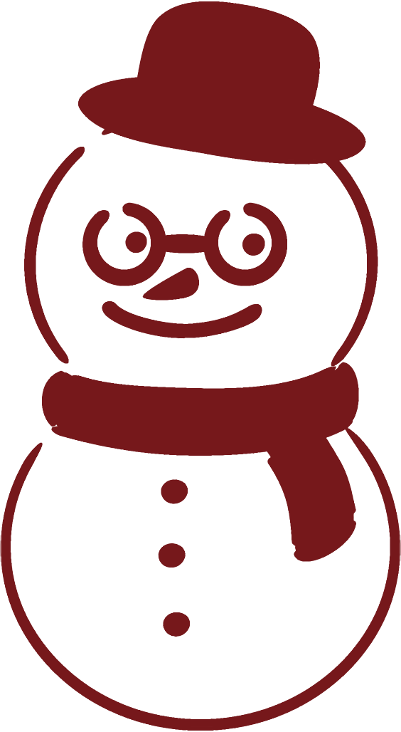 Transparent christmas Line art Costume hat Smile for snowman for Christmas