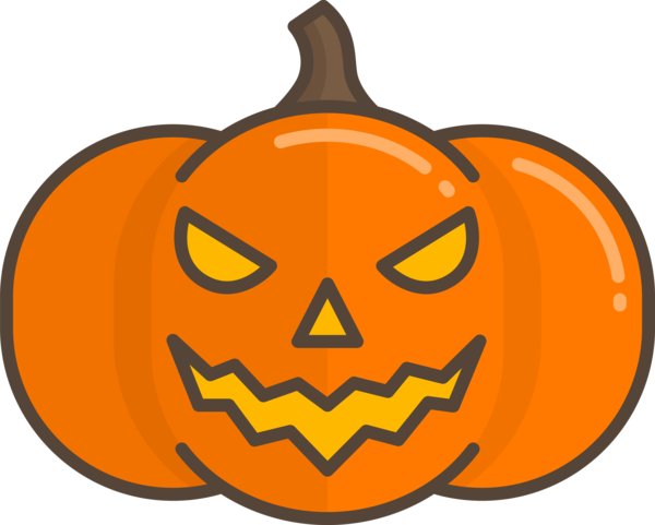 Transparent Pumpkin Lantern Calabaza for Halloween