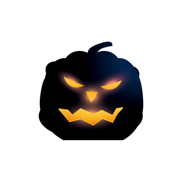 Transparent Pumpkin Halloween Jack O Lantern for Halloween