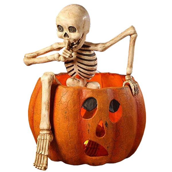 Transparent Halloween Pumpkin Ghost Skeleton for Halloween