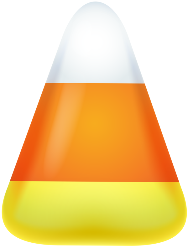 Transparent Candy Corn for Halloween Party for Halloween