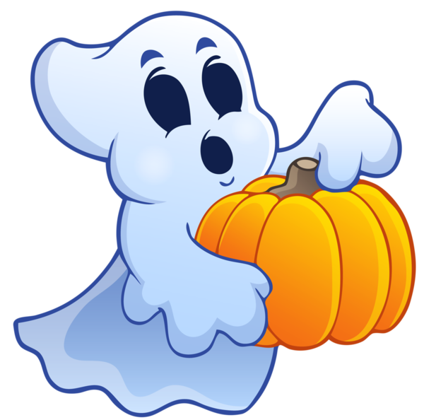 Transparent Drawing Ghost Halloween Cartoon Puppy for Halloween