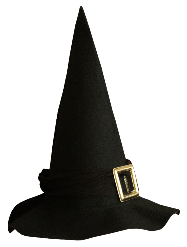 Transparent Witch Hat Hat Costume Headgear for Halloween