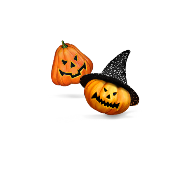 Transparent Pumpkin Halloween Jack O Lantern Food Calabaza for Halloween
