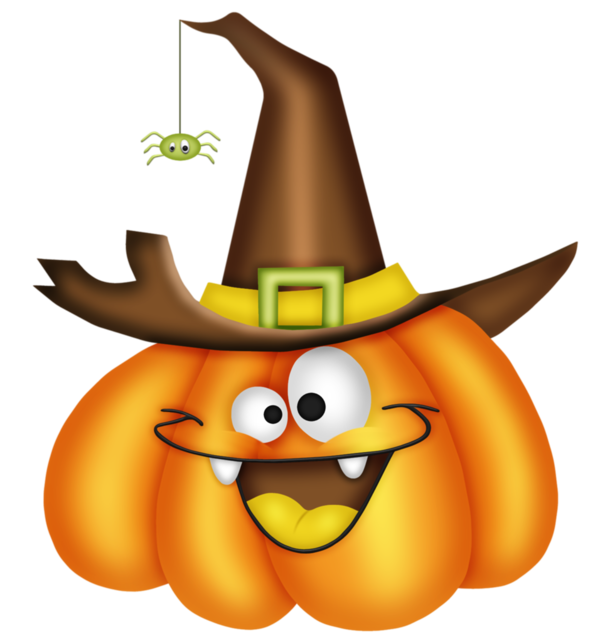Transparent Halloween Jackolantern Emoticon Cartoon Witch Hat for Halloween