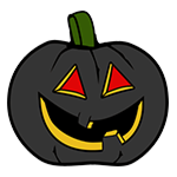 Transparent Pumpkin Squash Halloween Symbol for Halloween
