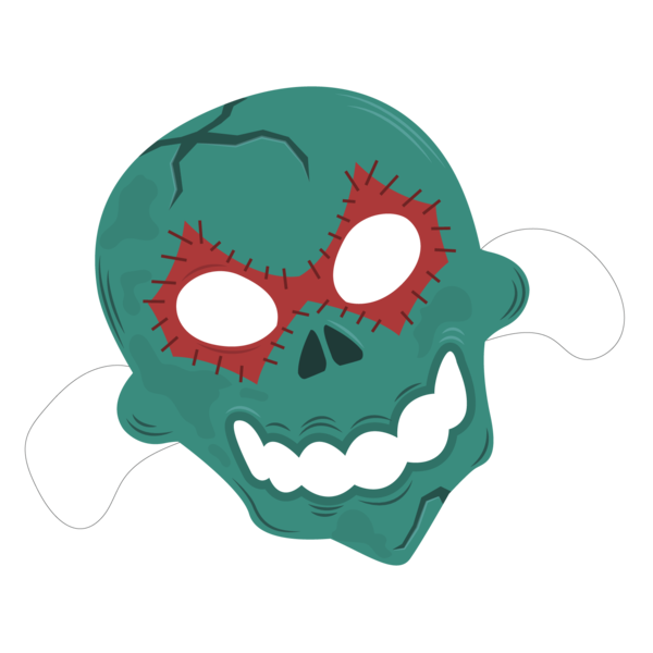 Transparent Ghostface Mask Halloween Skull Jaw for Halloween