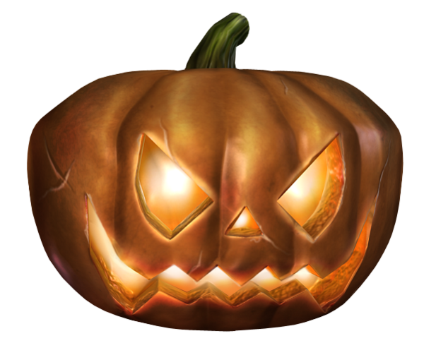 Transparent Jacko Lantern Pumpkin Calabaza Gourd for Halloween