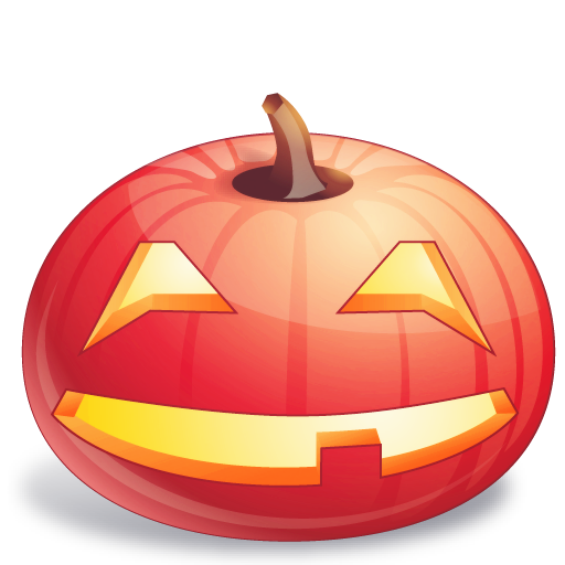 Transparent Halloween Pumpkin Jackolantern Food Calabaza for Halloween