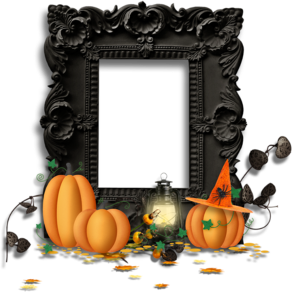 Transparent Picture Frames Halloween Party Picture Frame Pumpkin for Halloween
