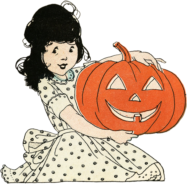Transparent Pumpkin Character Halloween Facial Expression for Halloween